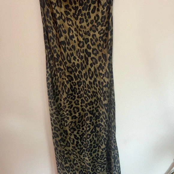 Zara woman’s Animal print Flowing Camisole Midi slip on dress - Picture 10 of 16